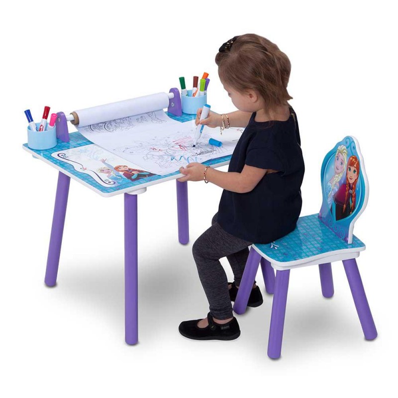 Set masuta pentru creatie si 1 scaunel frozen