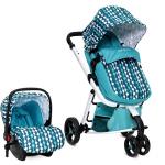 Carucior 3 in 1 Cangaroo Sarah Albastru