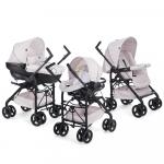 Carucior 3 in 1 Chicco Trio Sprint car kit SandShell 0luni+