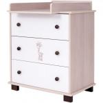 Comoda bebelusi cu rama de infasat detasabila Drewex Giraffe Santana