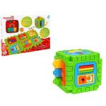 Jucarie educationala Cub cu sortator Globo Vitamina G si alte activitati interactive