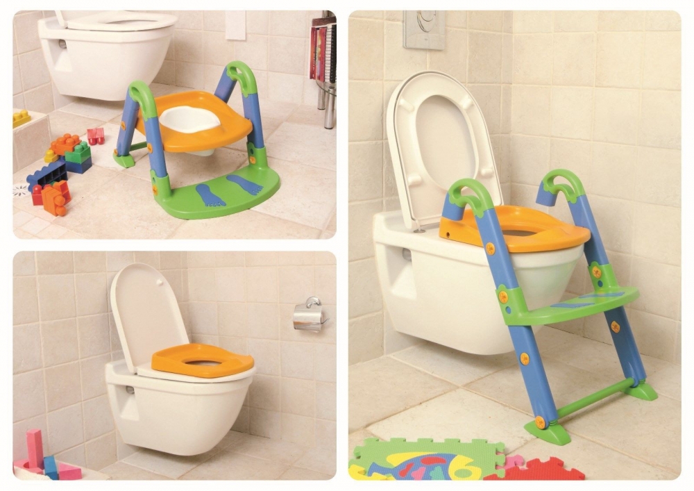 Scara cu reductor WC si olita Multicolor Kidskit igiena imagine noua responsabilitatesociala.ro