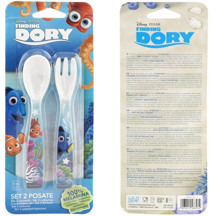 Set lingurita si furculita melamina Finding Dory Lulabi 8007850