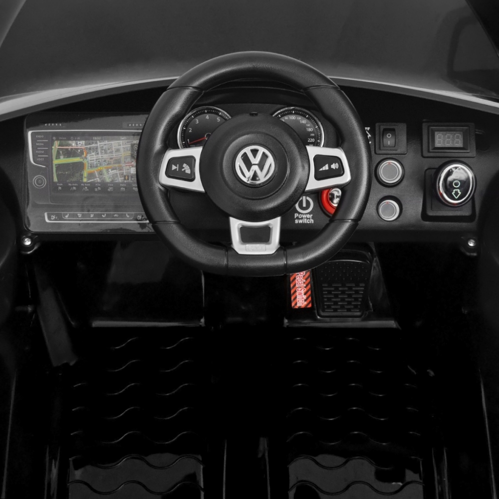 Masinuta electrica VW Golf GTI cu telecomanda Black Black