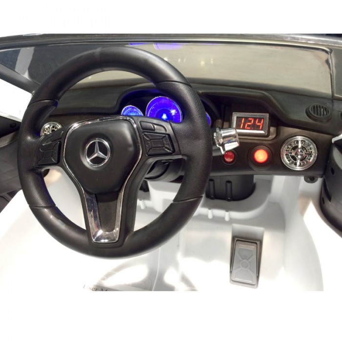 Masinuta electrica cu telecomanda si roti din cauciuc Mercedes Benz GLK-Class Rosie Benz imagine 2022