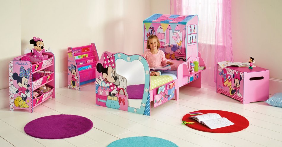 Patut copii Worlds Apart Minnie Mouse Roz Apart Camera copilului