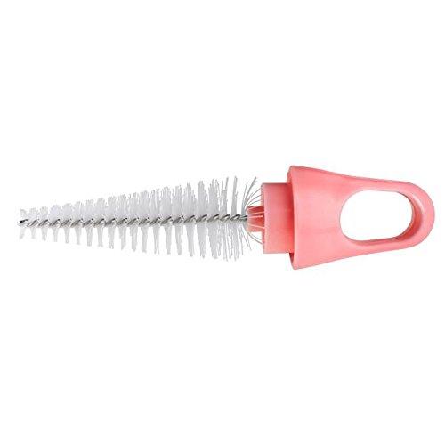 Perie biberoane 2 in 1 coral