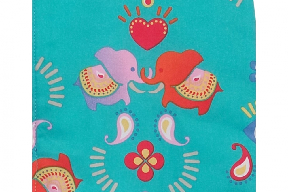 Sac de dormit 0.5 tog Jocul Elefantilor turcoaz 85 cm