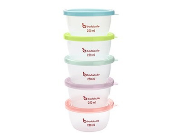 Set 5 boluri pentru pastrarea alimentelor