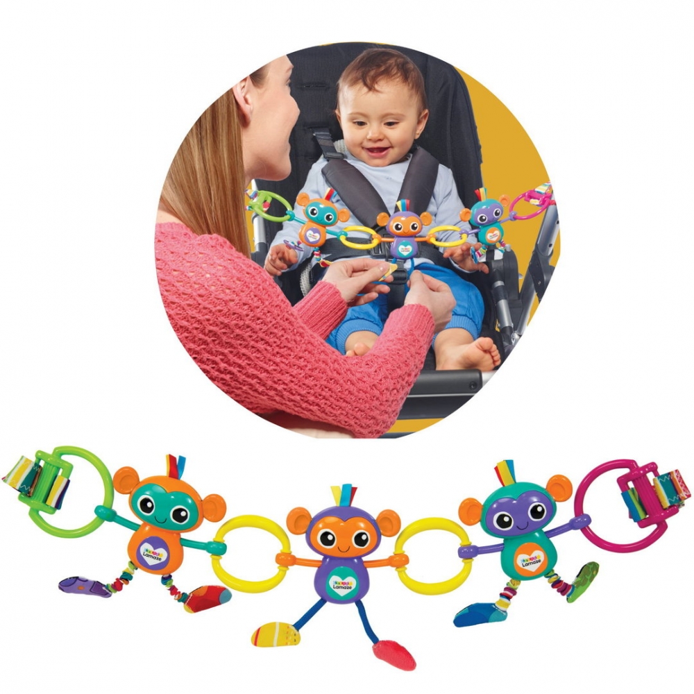 Jucarie pentru carucior monkey links