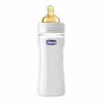 Biberon Chicco WellBeing sticla 240ml, t.c., flux normal, 0+luni, 0%BPA