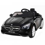 Masinuta electrica Mercedes Benz S63 AMG Black cu roti din cauciuc