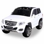 Masinuta electrica cu telecomanda si roti din cauciuc Mercedes Benz GLK-Class Alba