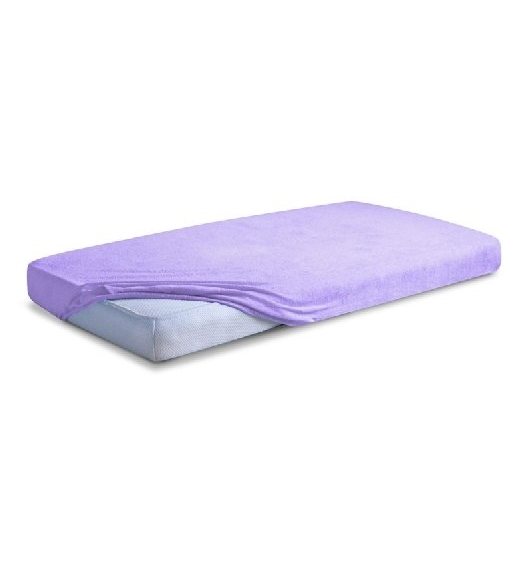 Cearceaf din velur cu elastic 120x60 cm purple 19