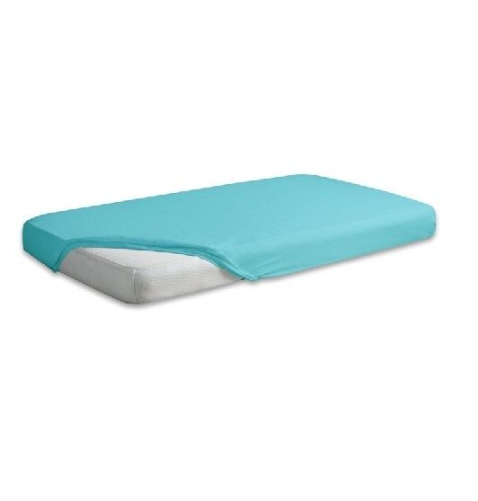 Cearceaf din velur cu elastic 120x60 cm turquoise