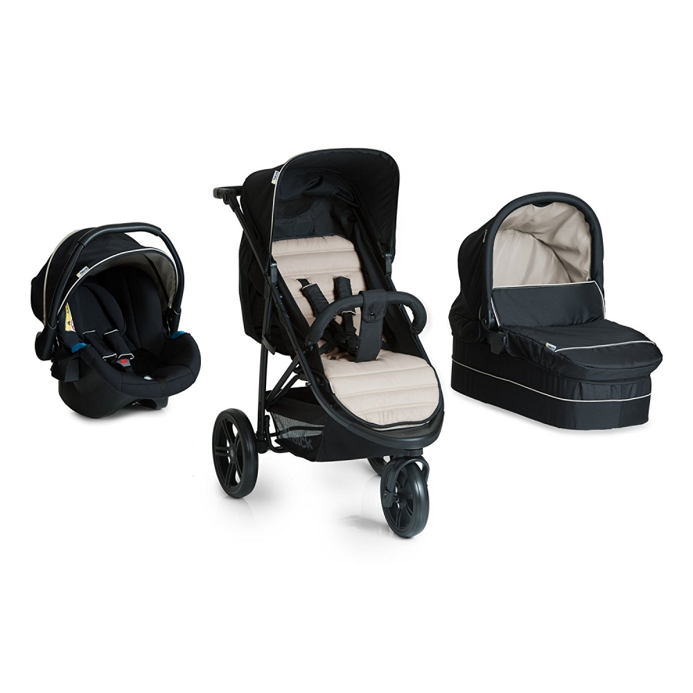 Set carucior rapid 3 plus trio set caviarbeige