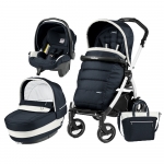 Carucior 3 in 1 Book Plus 51 S Black&White Completo Elite Luxe Blue