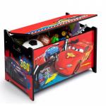 Ladita din lemn pentru depozitare jucarii Disney Lightning McQueen