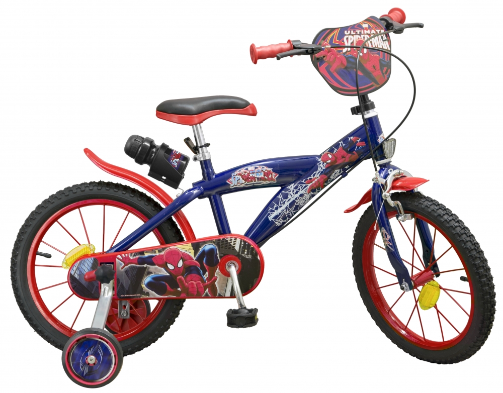 Bicicleta pentru copii Spiderman 16 inch Bicicleta imagine 2022 protejamcopilaria.ro
