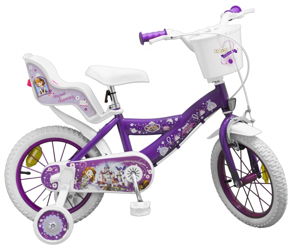 Bicicleta pentru fetite Sofia the First 14 inch nichiduta.ro imagine 2022