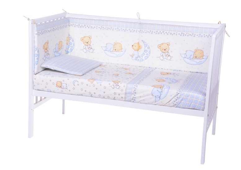 Lenjerie patut cu 5 piese Sleepy Little Bear 017