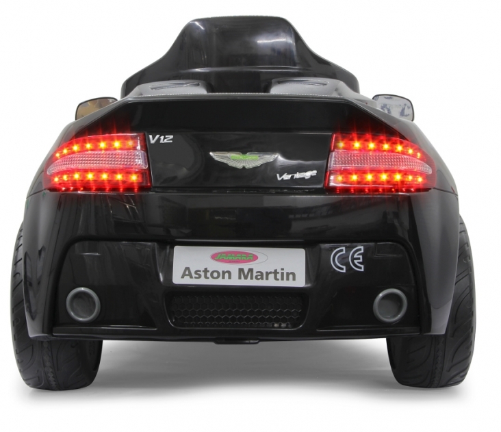 Masinuta electrica Aston Martin Vantage Negru 6V cu telecomanda si MP3 player Jamara
