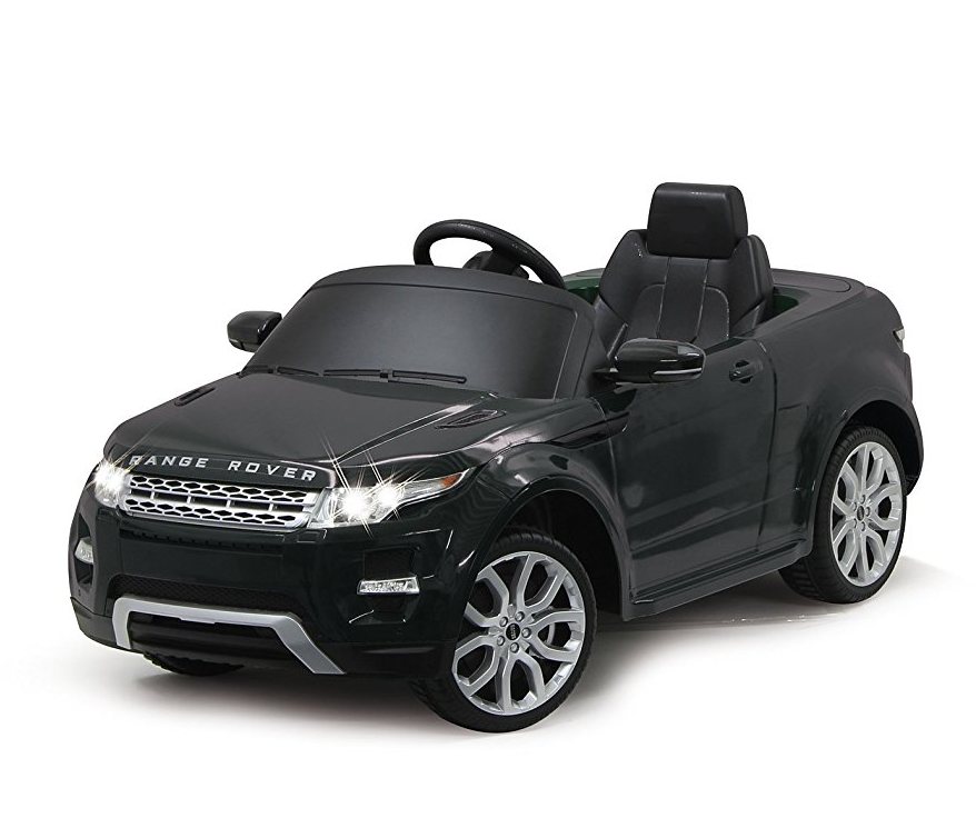 Masinuta electrica Land Rover Evoque Negru 9V cu telecomanda 2.4 Ghz - 1 | YEO