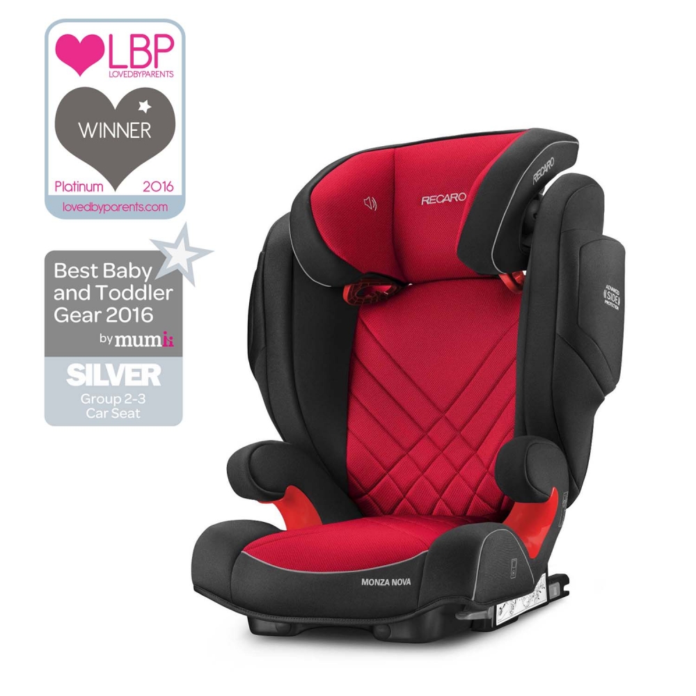 Scaun auto pentru copii fara isofix monza nova 2 racing red