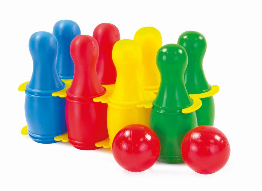Set bowling cu popice si bile Mini (POPICE) imagine noua responsabilitatesociala.ro