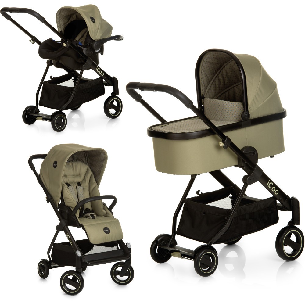 Set carucior Acrobat XL Plus Trioset DiamondOlive