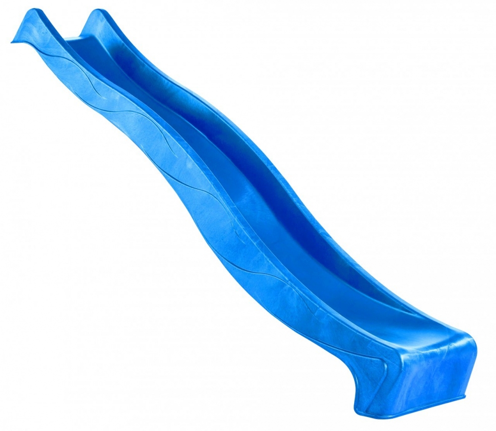 Tobogan hdpe s line 2.9m albastru duza apa