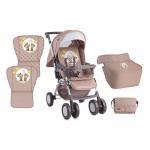 Carucior landou cu maner reversibil Combi Beige Daisy Bears