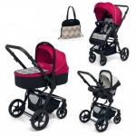 Carucior transformabil 3 in 1 Foppapedretti 3Chic Visiniu