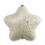 Lampa de veghe si proiector Bej Pabobo Stelute pentru copii si bebelusi cu baterii