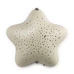 Lampa de veghe si proiector Bej Pabobo Stelute pentru copii si bebelusi reincarcabila USB