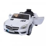 Masinuta electrica cu roti din cauciuc Mercedes Benz AMG SL63 White