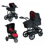 Set carucior Rapid 3 Plus Trio Set Caviar/Tango