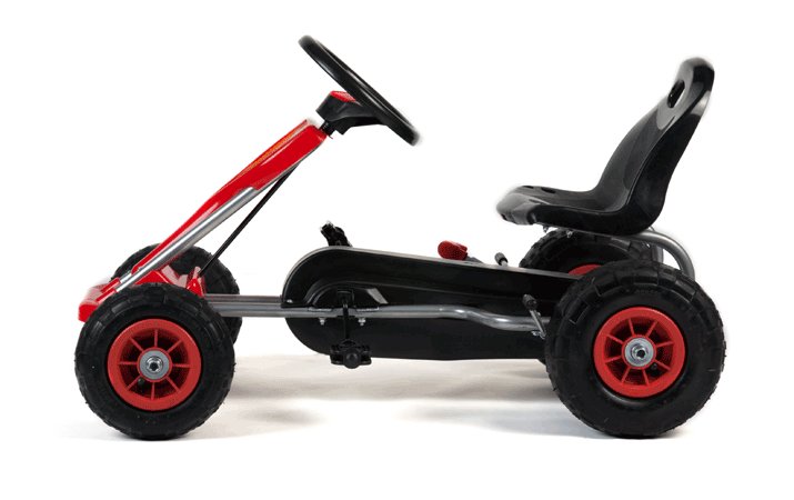 Kart cu pedale si roti gonflabile Falcon Red MONI imagine noua responsabilitatesociala.ro
