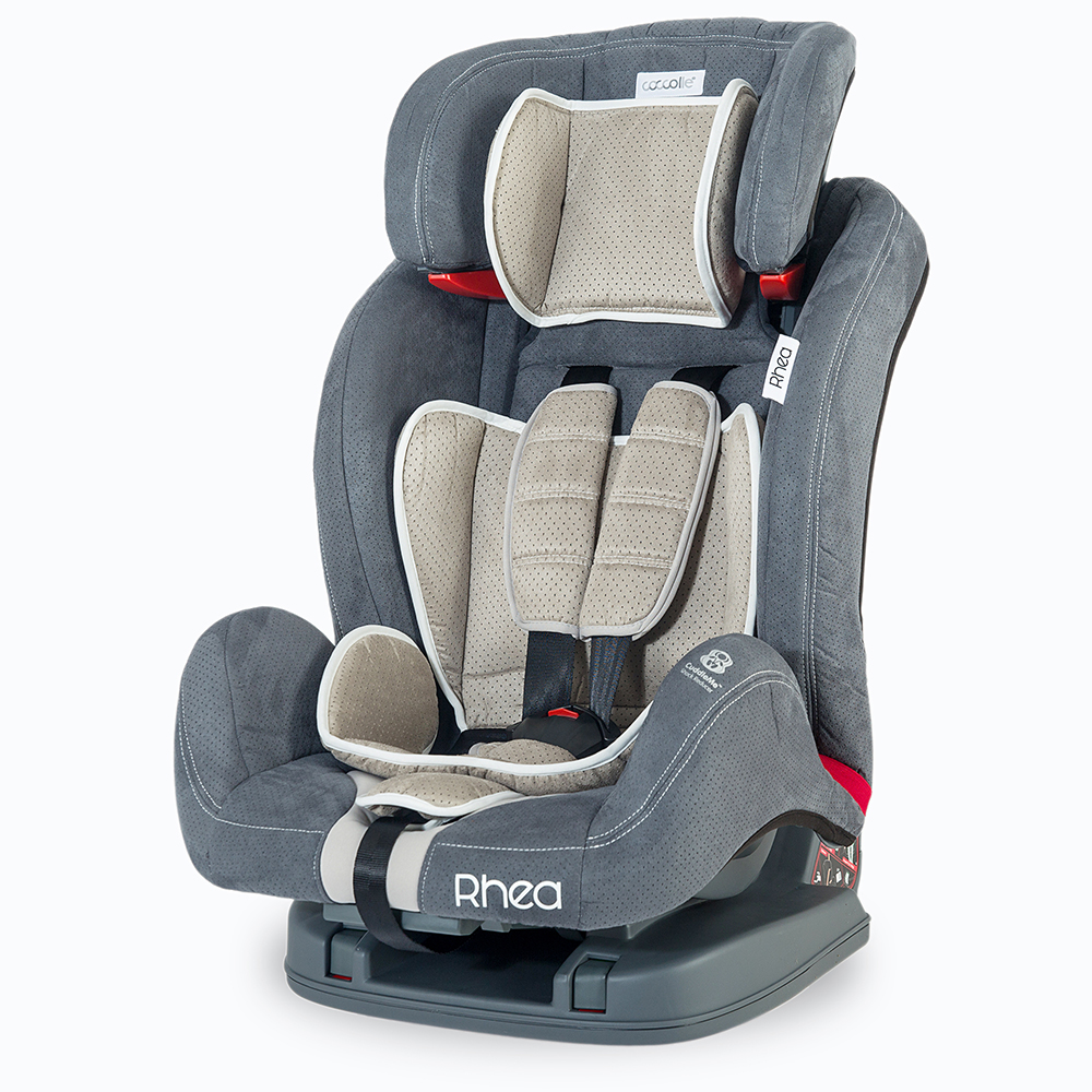 Scaun auto cu isofix coccolle rhea fix 9-36kg gri