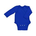 Body din bumbac organic cu extensie inclusa iPlay Royal Blue 3-6 luni