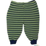 Pantaloni din lana merinos impletita Iobio Green/Dark Blue 62/68