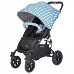 Carucior sport cu roti gonflabile Snap 4 CZ Edition Blue Stripes