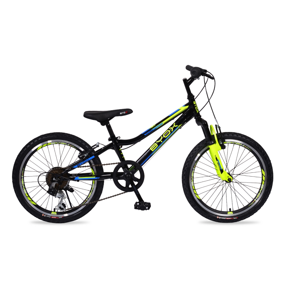 Bicicleta pentru copii Byox Tucana Black 6 viteze 20 inch Byox imagine noua