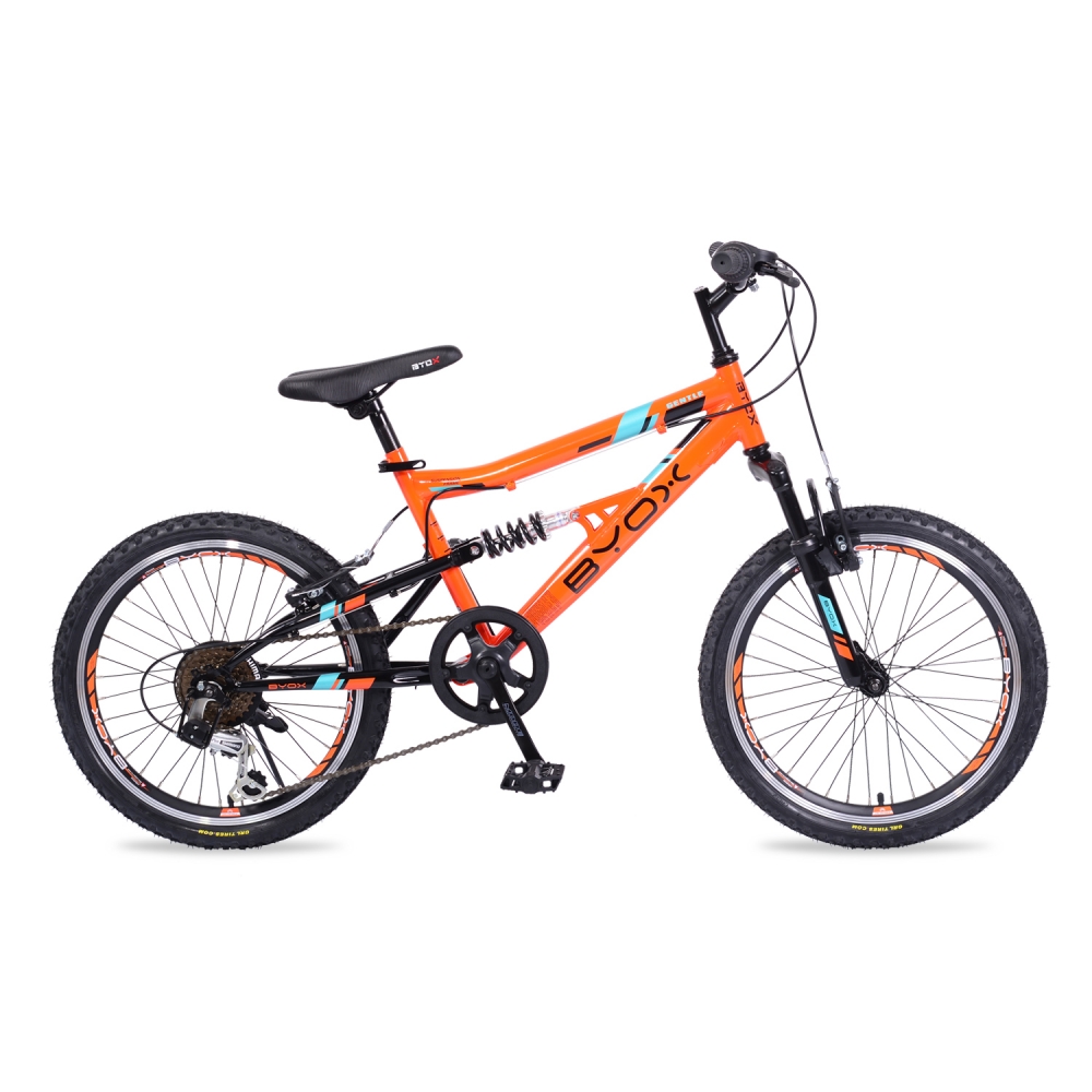 Bicicleta pentru copii Byox Versus Orange 6 viteze 20 inch Byox imagine noua