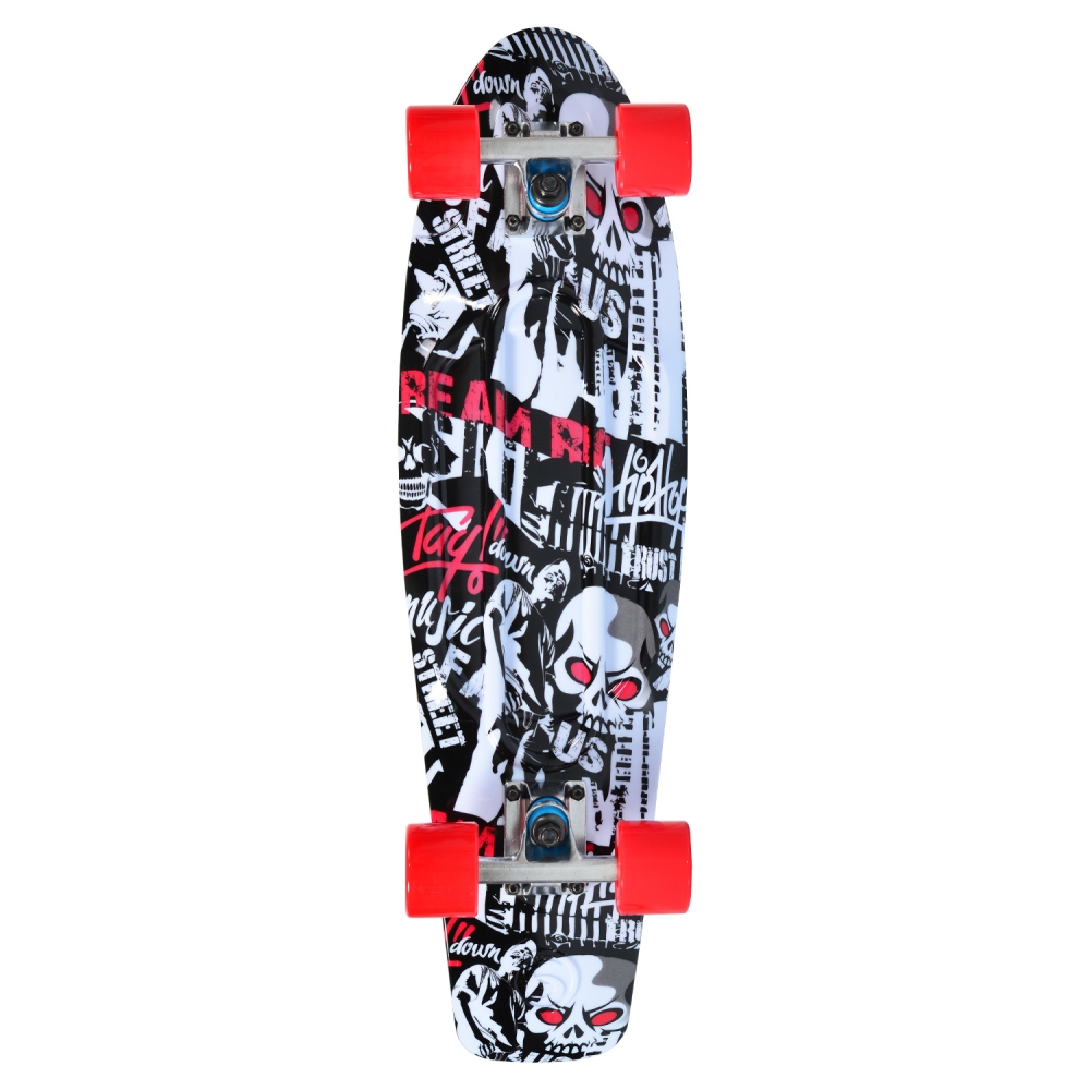 Penny board Skull Abec-7 Byox imagine noua