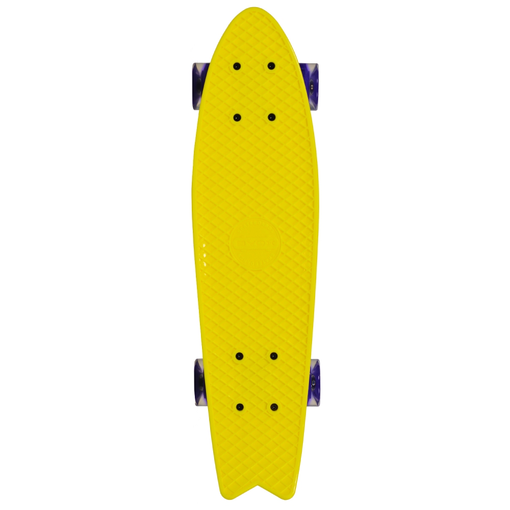 Penny board Pastel Abec-7 roti luminoase Yellow