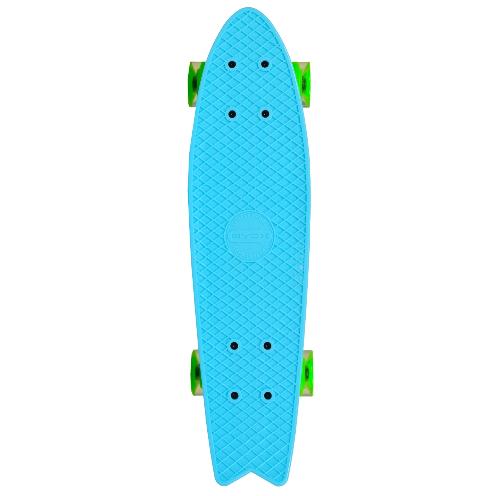 Penny board pastel abec-7 roti luminoase blue