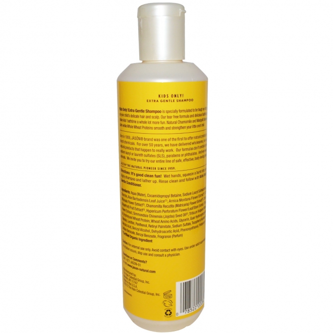 Sampon banane si capsuni pentru copii jason 580g