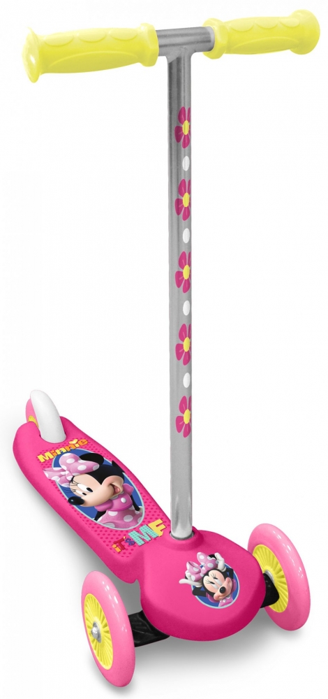 Trotineta intuitiva Minnie Mouse cu 3 roti, platforma antiderapanta, greutate admisa 20 kg