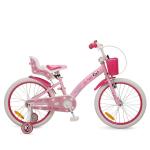 Bicicleta pentru fetite cu roti ajutatoare Byox Puppy 20 inch